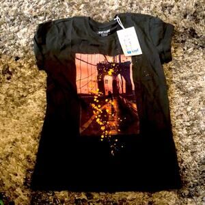 Women's tbar fox graphic tee 4 walking in the sun - size xs